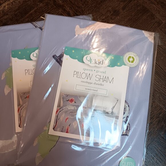 Alice in Wonderland Queen Duvet Cover & shams - QE Home - 100% cotton - NWT - Picture 4 of 8